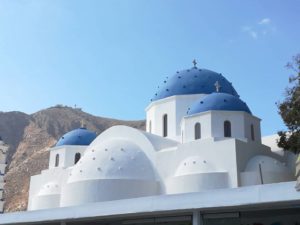 Santorini saar